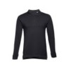 THC BERN II. Polo à manches longues en coton cardé pour hommes