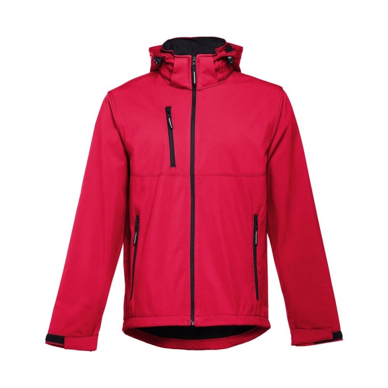 THC ZAGREB II. Veste softshell pour homme en polyester et élasthanne