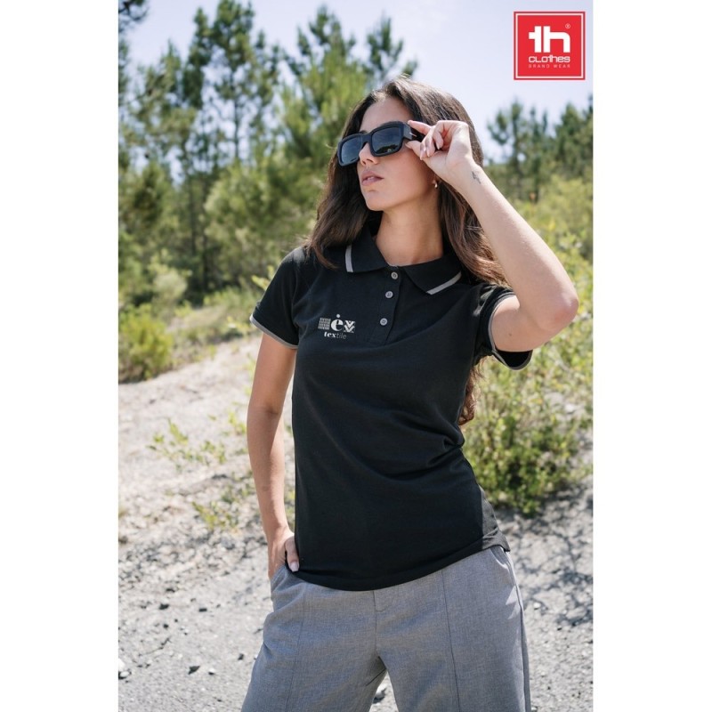 THC ROME WOMEN. Polo slim fit pour femme