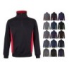 VL SVAROG. Sweat bicolore en éponge (260g/m²), en polyester (65%) et coton (35%)