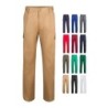 VL MABON. Pantalon sergé, multipoches (200g/m²), en coton (35%) et polyester (65%)