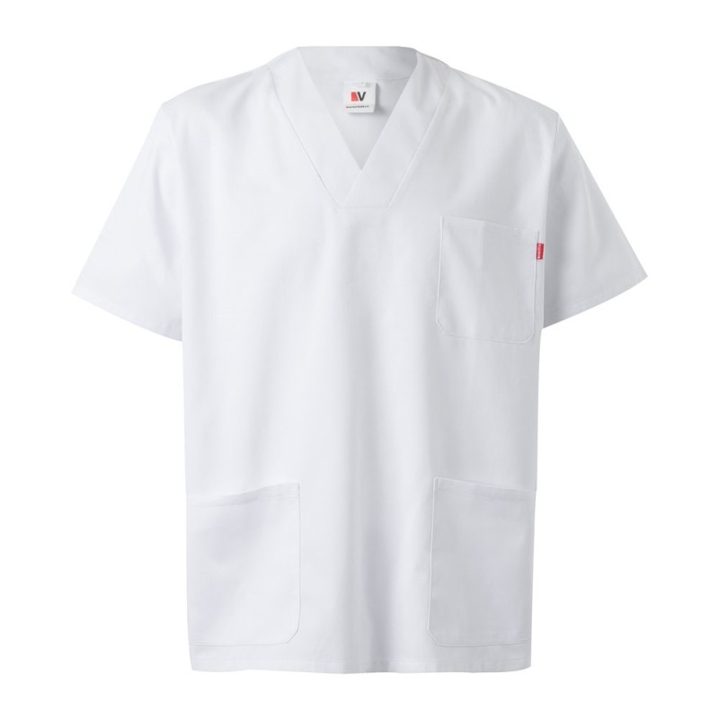 VL TLALOC. Tunique en sergé (190g/m²) à manches courtes, en polyester (65%) et coton (35%)