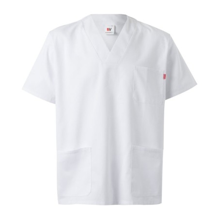 VL TLALOC. Tunique en sergé (190g/m²) à manches courtes, en polyester (65%) et coton (35%)
