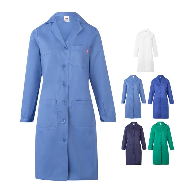 VL RAMA. Blouse sergée à manches longues (175g/m²), en sergé de coton (35%) et polyester (65%)