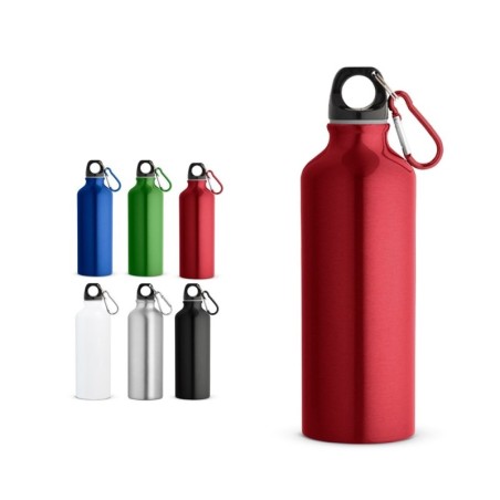 RE-LANDSCAPE M. Gourde en aluminium recyclé (100% rAL) avec mousqueton 530 ml