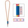 Échantillon imprimé de Lanyard TUBE Long (Ø 7 mm)