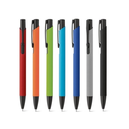 POPPINS. Stylo en aluminium avec finition en caoutchouc