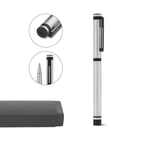 STAIN. Roller en métal et clip en acier inoxydable