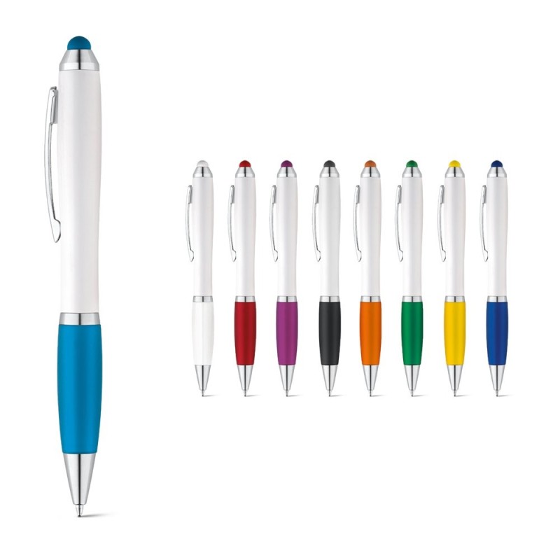 SANS. Stylo avec mécanisme twist et clip en métal