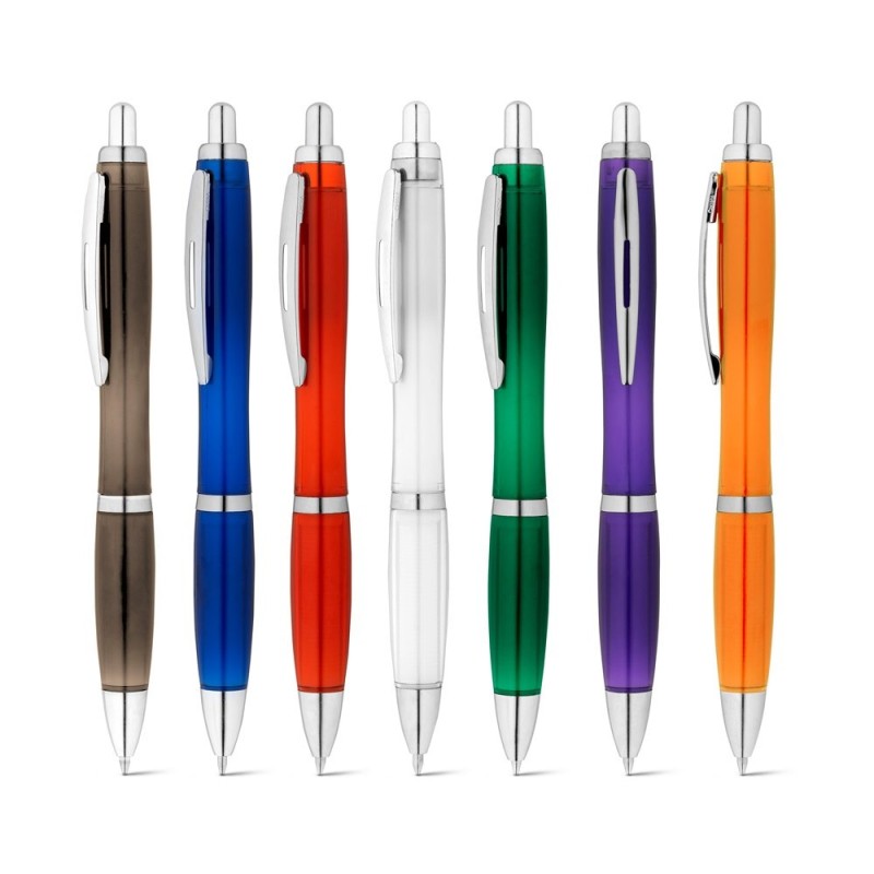 SWING rPET. Stylo bille en PET recyclé (100% rPET) avec attache métallique