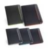 FITZGERALD. Porte-documents A4 en PU et microfibre avec bloc de pages lignées