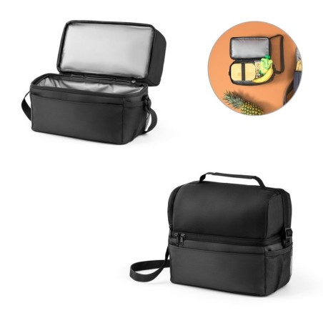 ZIPPERS COOLER. Sac thermique 8'5L en 300D et 840D Jacquard