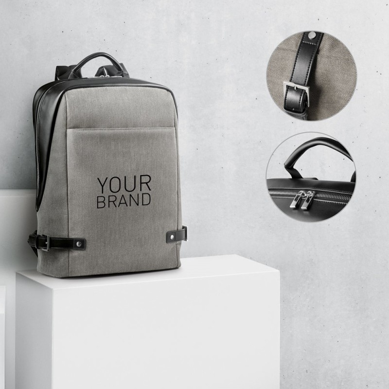 DIVERGENT BACKPACK II. Sac à dos pour ordinateur portable jusqu'à 15.6'' en tissu et PU