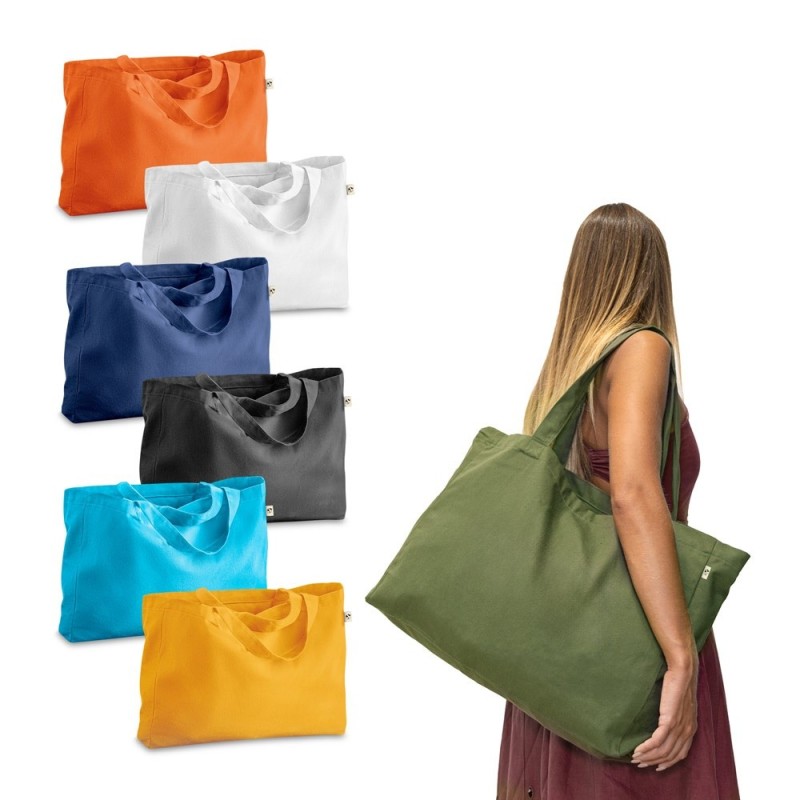 CAMDEN. Sac en coton (50%), coton recyclé (30%) et polyester (20% rPET) (280 g/m²)
