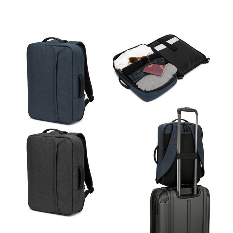NIAMEY. Sac à dos pour ordinateur portable 15.6" en polyester recyclé 300D haute densité