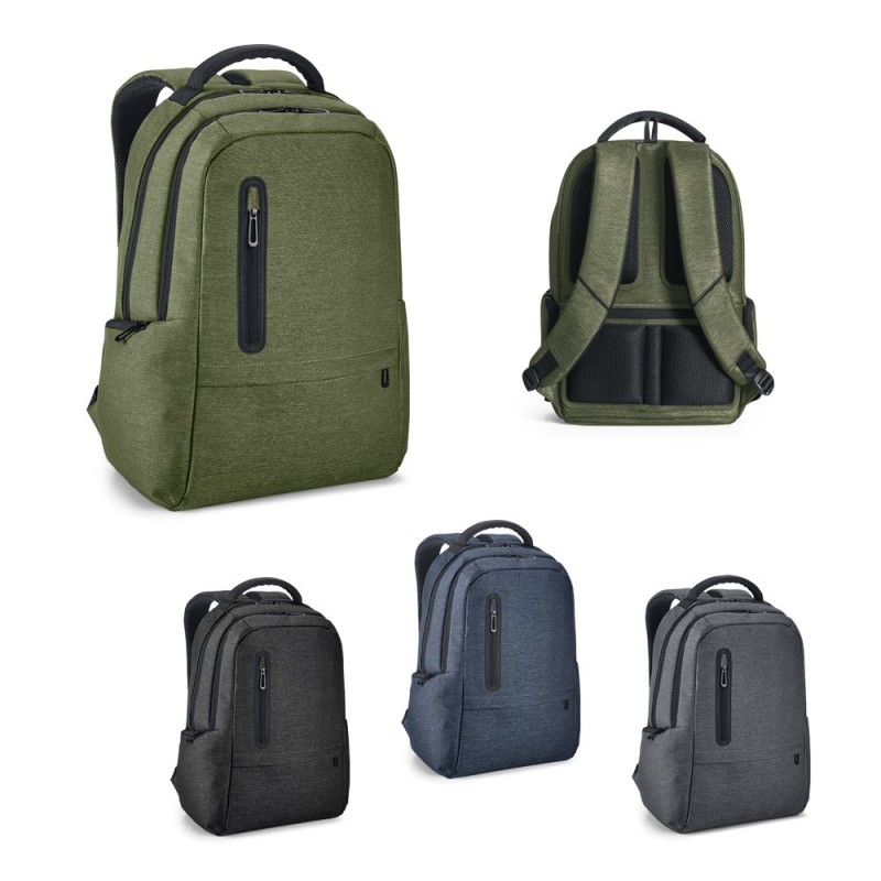 BOSTON. Sac à dos pour ordinateur portable 17'' en Nylon 2Tone imperméable