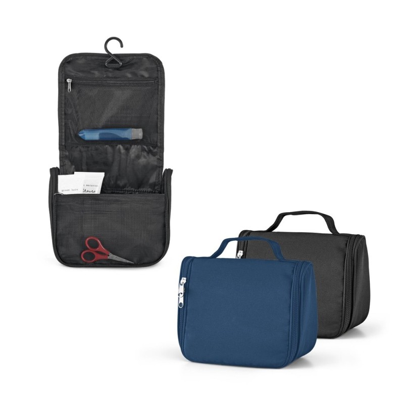 WILLIS. Trousse de toilette en microfibre avec plusieurs poches