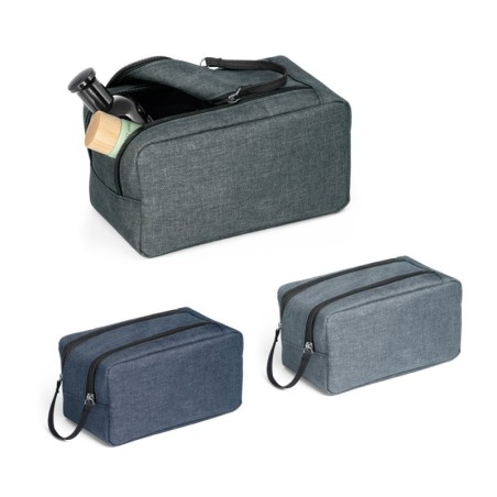 WAYNE. Trousse de toilette en 600D haute densité avec poignée