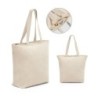 HACKNEY. Sac 100% coton avec fermeture éclair (280 g/m²)