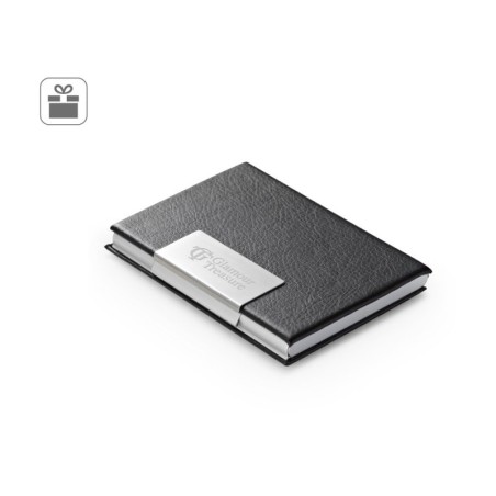 REEVES. Porte-cartes en aluminium et PU