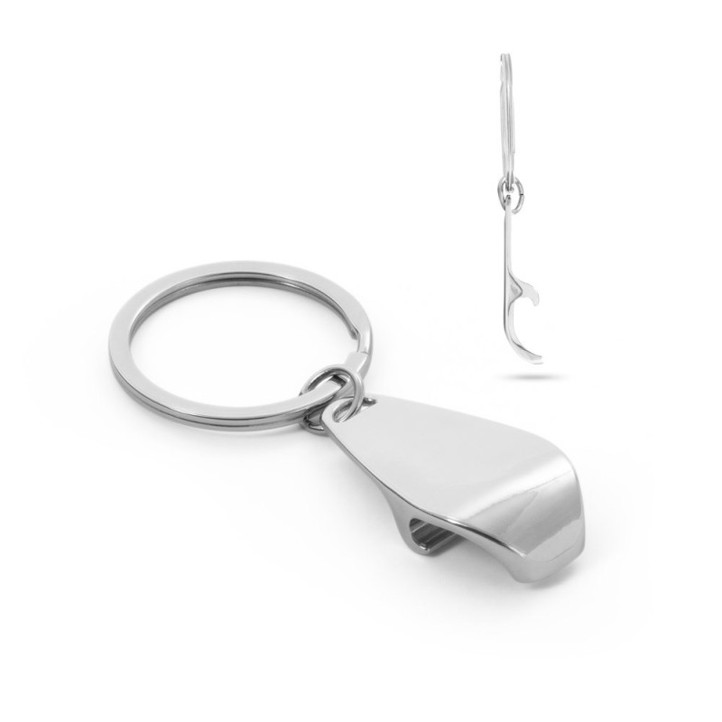 HELLI. Porte-clés decapsuleur en métal