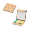AINSLEY. Set de bureau 2 en 1, fabriqué à partir de papier 100 % recyclé, avec 6 blocs-notes autocollants