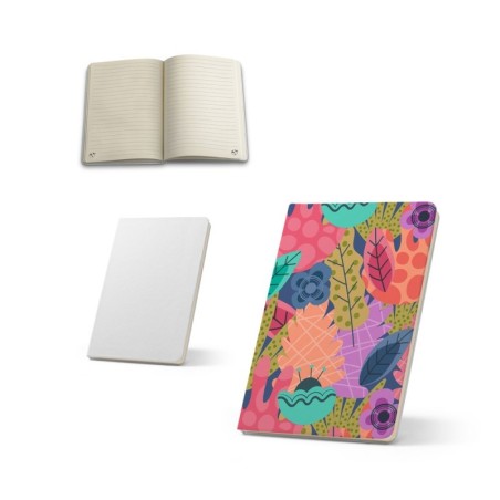 ANNE SUB A6. Cahier A6 à couverture rigide, idéal pour l'impression par sublimation