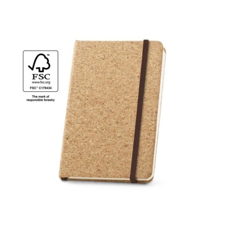 HAWKINS. Carnet de poche en liège avec 160 pages unies