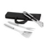 SOARES. Set de barbecue de 3 pièces en acier inoxydable