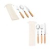 BOULUD. Set de 3 pièces en bois d'acacia