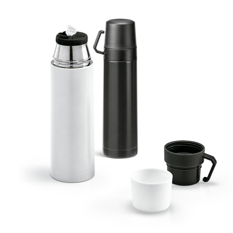SAFE. Thermos 490mL en acier inox et PP