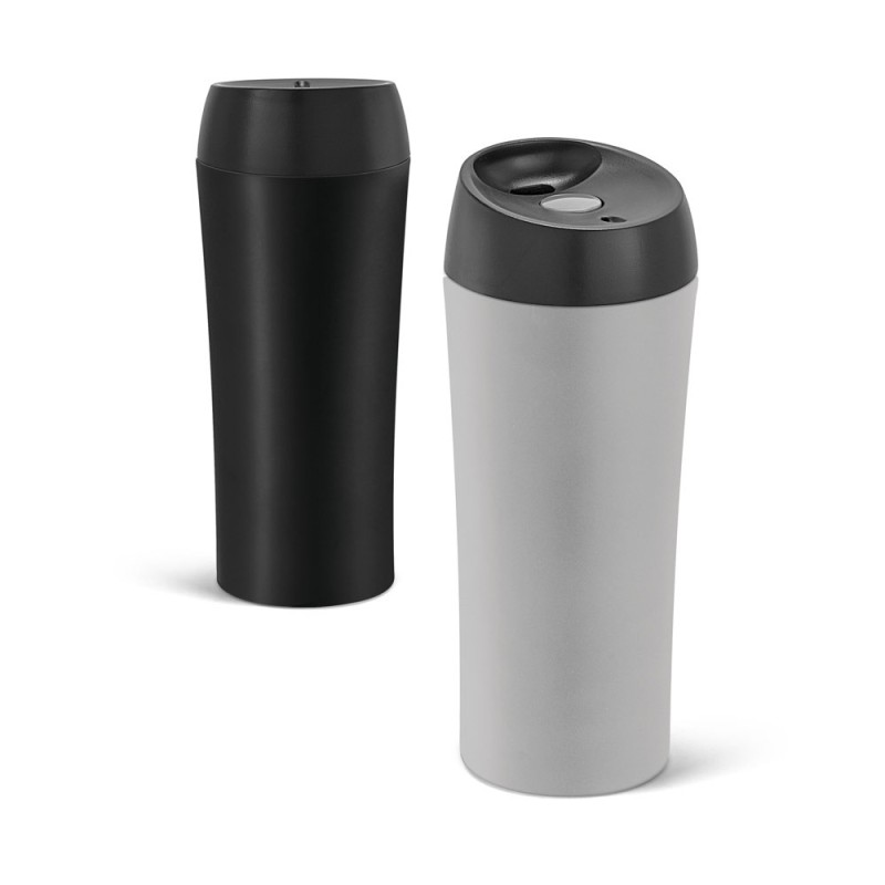 MONARDA. Mug de voyage 470mL en acier inox et PP