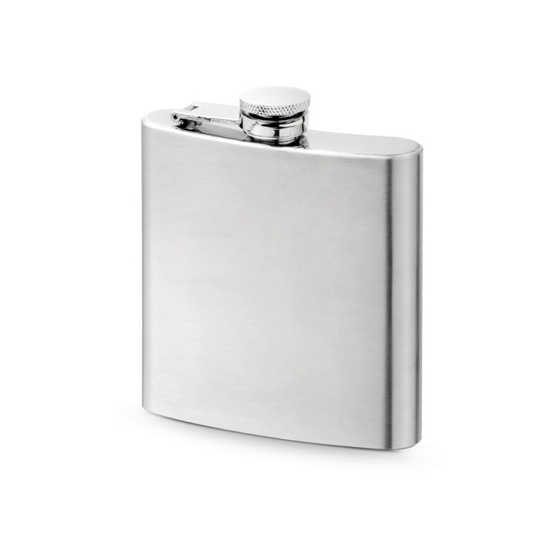 MUSE. Bouteille de poche 180mL en acier inox