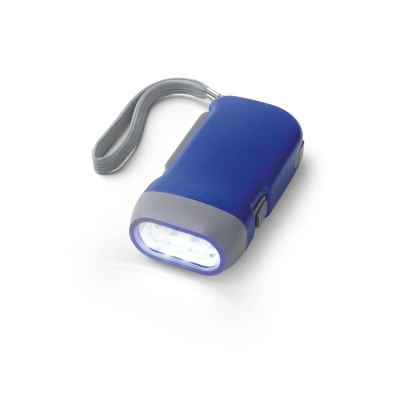 EDDIE. Lampe de poche dynamo avec 3 LEDs