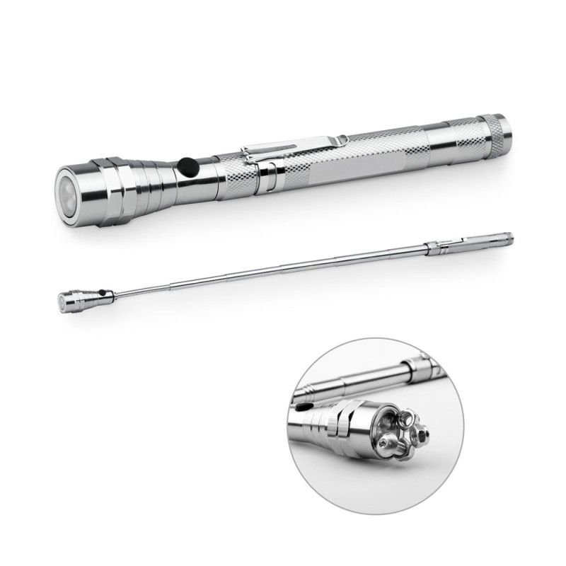NOBEND. Lanterne LED métallique extensible