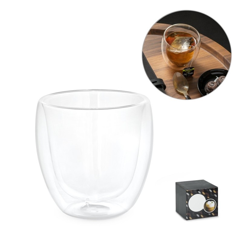 AMERICANO. Tasse borosilicaté en verre 220mL