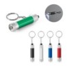 RE-LERGAN. Porte-clés en aluminium (92 % recyclé) avec lampe de poche LED à 3 lumières