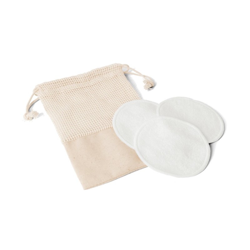 ELISE. Lot de 3 disques démaquillants lavables et réutilisables