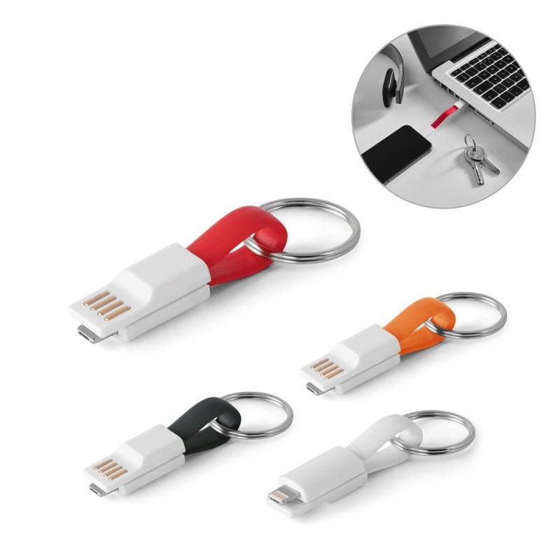RIEMANN. Cable USB avec connecteur 2 en 1en ABS et PVC
