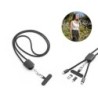ZEWAIL. Lanière avec support pour smartphone inclus, câble USB-C et divers adaptateurs en ABS recyclé et TPE recyclé