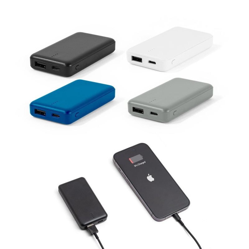 SHERYL. batterie nomade 4'000 mAh en ABS recyclé (100 % rABS)