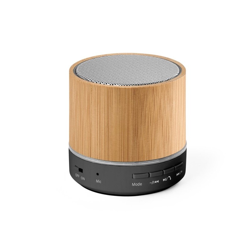 RE-GLASHOW. Haut-parleur portable 3W avec une autonomie de 4h30m sur ABS recyclé (100 % rABS)