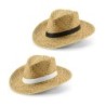 JEAN POLI. Chapeau de paille naturel