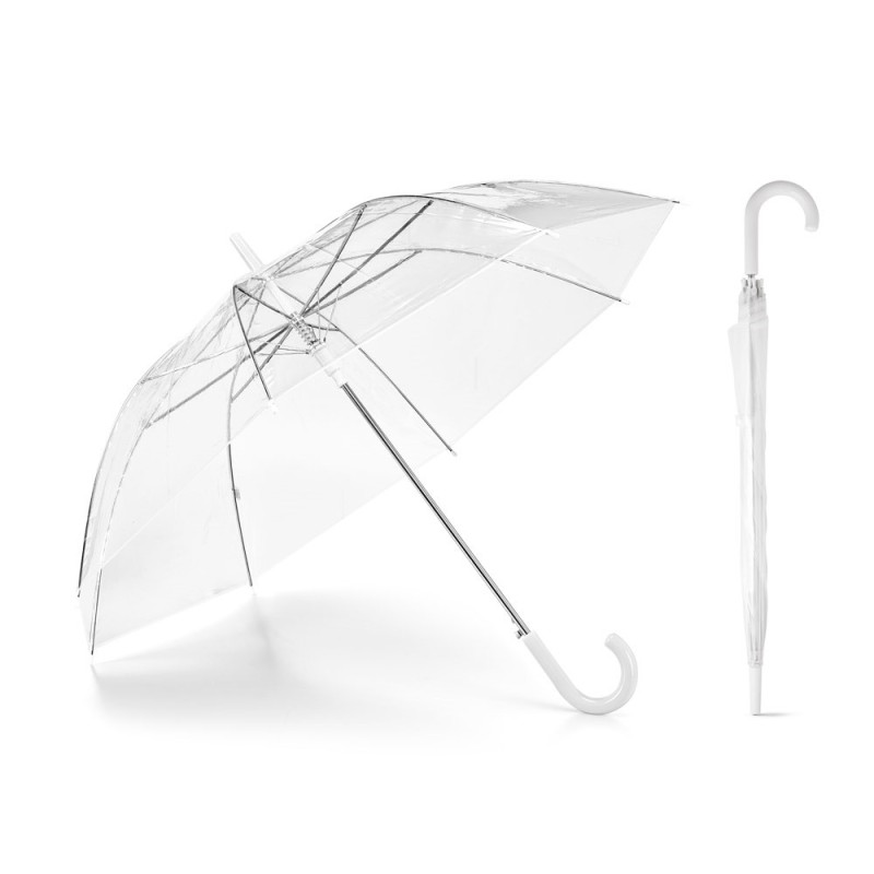 NICHOLAS. Parapluie POE transparent avec ouverture automatique