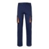 Bleu marine / Orange