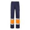 Bleu marine / Orange