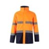 Bleu marine / Orange