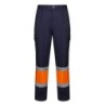 Bleu marine / Orange